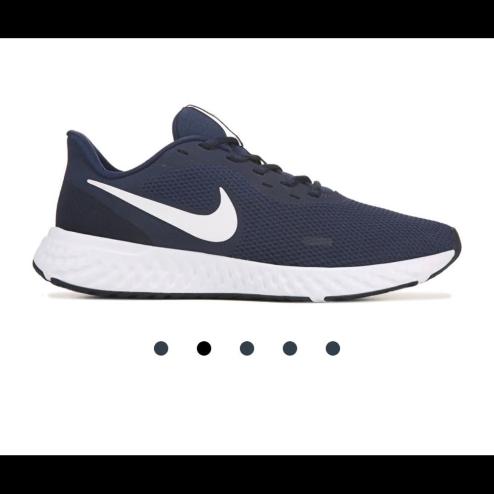 Navy Nike Running Shoes